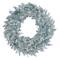 48" Pre-Lit Silver Fir Artificial Christmas Wreath, Warm White Dura-Lit LED Lights